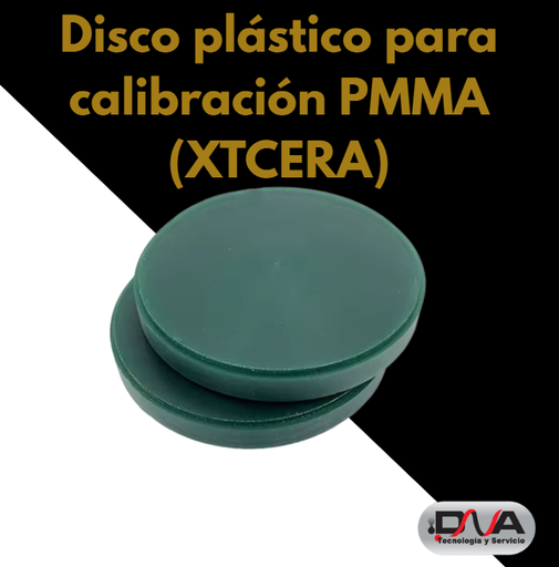 [LD.XT.DP] Disco plástico para calibración - PMMA - marca XTCERA